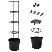 vidaXL Kruka för tomatplanta Ø29,5x115 cm polypropylen