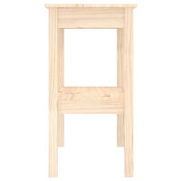 vidaXL Konsolbord 80x40x75 cm massiv furu
