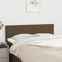 vidaXL Sänggavlar mörkbrun 144x5x78/88 cm tyg