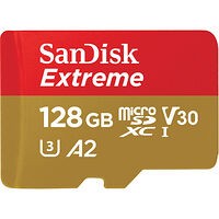 SANDISK MicroSDXC Extreme 128GB 190MB/s A2 C10 V30 UHS-I U3