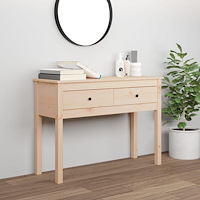 vidaXL Konsolbord 100x35x75 cm massiv furu