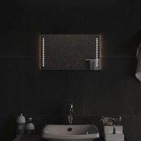 vidaXL Badrumsspegel LED 30x50 cm