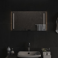 vidaXL Badrumsspegel LED 40x70 cm