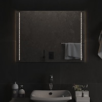 vidaXL Badrumsspegel LED 60x80 cm