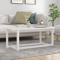 vidaXL Soffbord vit 110x55x45 cm massiv furu