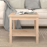 vidaXL Soffbord 50x50x45 cm massiv furu