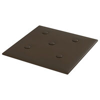 vidaXL Väggpaneler 12 st brun 30x30 cm konstläder 1,08 m²