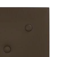 vidaXL Väggpaneler 12 st brun 30x30 cm konstläder 1,08 m²