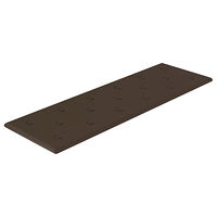 vidaXL Väggpaneler 12 st brun 90x30 cm konstläder 3,24 m²