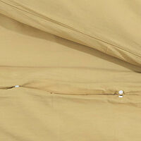 vidaXL Bäddset taupe 140x200 cm lätt mikrofiber