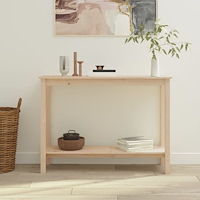 vidaXL Konsolbord 110x40x80 cm massiv furu