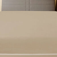 vidaXL Dra-på-lakan jersey 2 st taupe 100x200 cm bomull