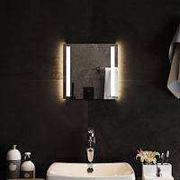 vidaXL Badrumsspegel LED 30x30 cm
