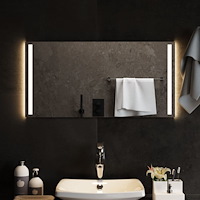 vidaXL Badrumsspegel LED 80x40 cm