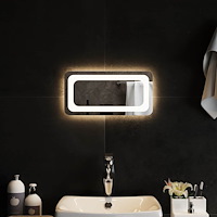 vidaXL Badrumsspegel LED 40x20 cm
