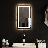 vidaXL Badrumsspegel LED 30x50 cm