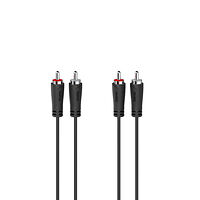 Hama Cable Audio 2 RCA Plugs - 2 RCA Plugs 5.0m