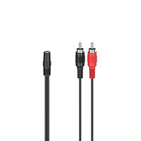 Hama Adapter Audio 2x RCA to 3.5 Stereo