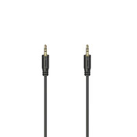 Hama Cable Audio Flexi-Slim 3.5mm-3.5mm Gold Black 0.75m