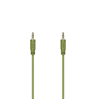 Hama Cable Audio Flexi-Slim 3.5mm-3.5mm Gold Green 0.75m