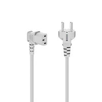 Hama Power Cable Angled 3-pole White 5.0m