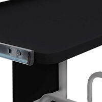 vidaXL Datorbord svart 110x52x88,5 cm konstruerat trä