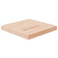 vidaXL Fyrkantig bordsskiva 40x40x4 cm obehandlad massiv ek