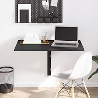 vidaXL Väggbord svart 100x60x56 cm konstruerat trä