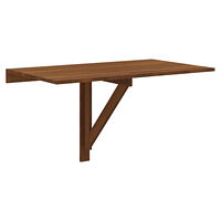 vidaXL Väggbord brun ek 100x60x56 cm konstruerat trä