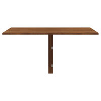 vidaXL Väggbord brun ek 100x60x56 cm konstruerat trä