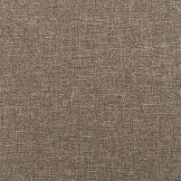 vidaXL Sänggavel med kanter taupe 183x23x78/88 cm tyg