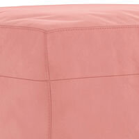 vidaXL Bänk rosa 100x35x41 cm sammet