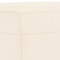 vidaXL Bänk gräddvit 100x35x41 cm sammet