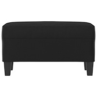 vidaXL Bänk svart 70x35x41 cm konstläder