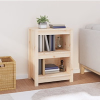 vidaXL Bokhylla 50x35x68 cm massiv furu