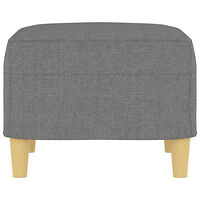 vidaXL Fotpall mörkgrå 60x50x41 cm tyg