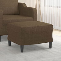 vidaXL Fotpall brun 60x50x41 cm tyg