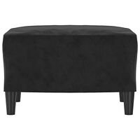 vidaXL Fotpall svart 60x50x41 cm sammet