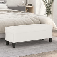 vidaXL Bänk Beige 100x35x41 cm mikrofibertyg