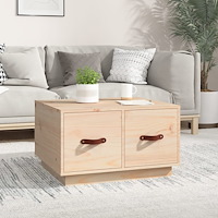 vidaXL Soffbord 60x53x35 cm massiv furu