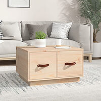 vidaXL Soffbord 60x53x35 cm massiv furu