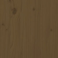 vidaXL Bokhylla honungsbrun 80x35x154 cm massiv furu