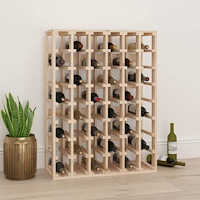 vidaXL Vinställ 70x33x94 cm massiv furu