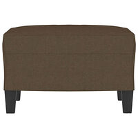 vidaXL Fotpall brun 60x50x41 cm tyg