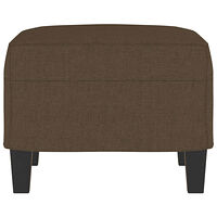 vidaXL Fotpall brun 60x50x41 cm tyg