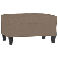 vidaXL Fotpall Taupe 70x55x41 cm tyg