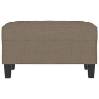 vidaXL Fotpall Taupe 70x55x41 cm tyg