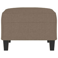 vidaXL Fotpall Taupe 70x55x41 cm tyg