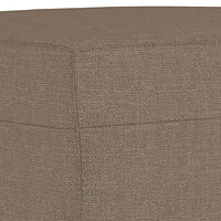 vidaXL Fotpall Taupe 70x55x41 cm tyg