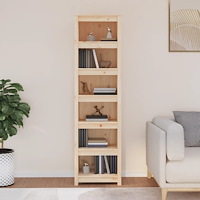 vidaXL Bokhylla 50x35x183 cm massiv furu